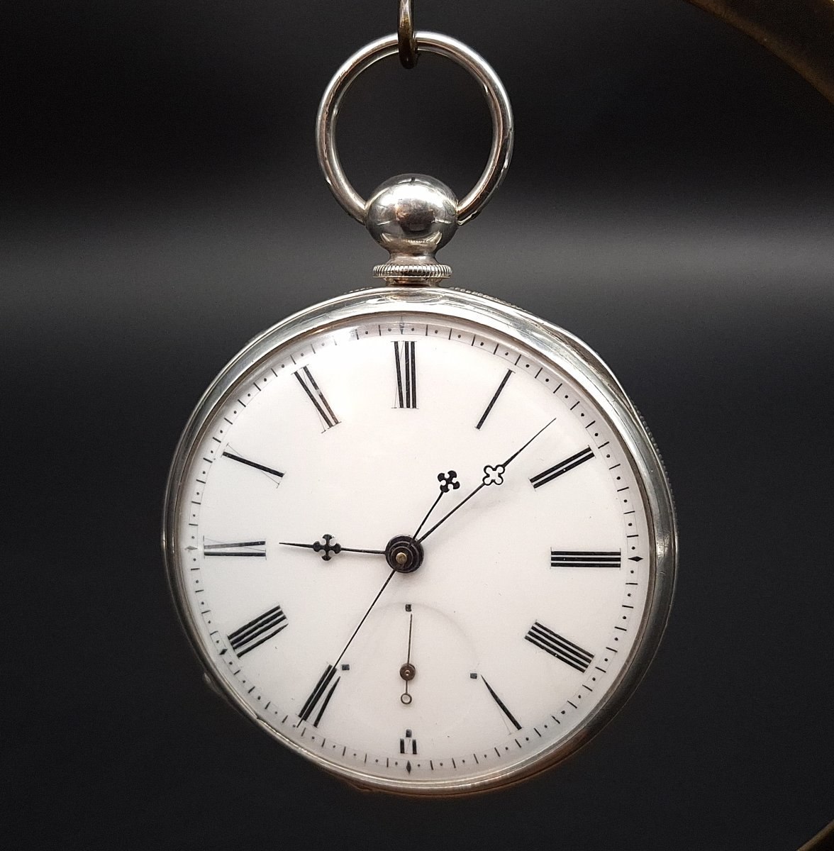 Rare Diablotine Duplex Pocket Watch