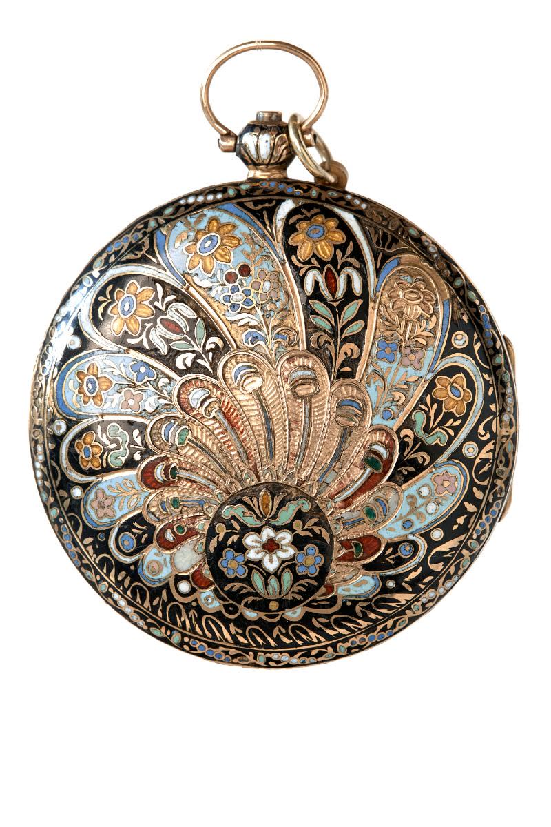Round enamelled watch, circa 1830 (MIH I-117)