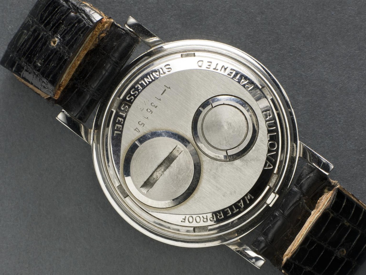 Accutron case-back view, 1963-306