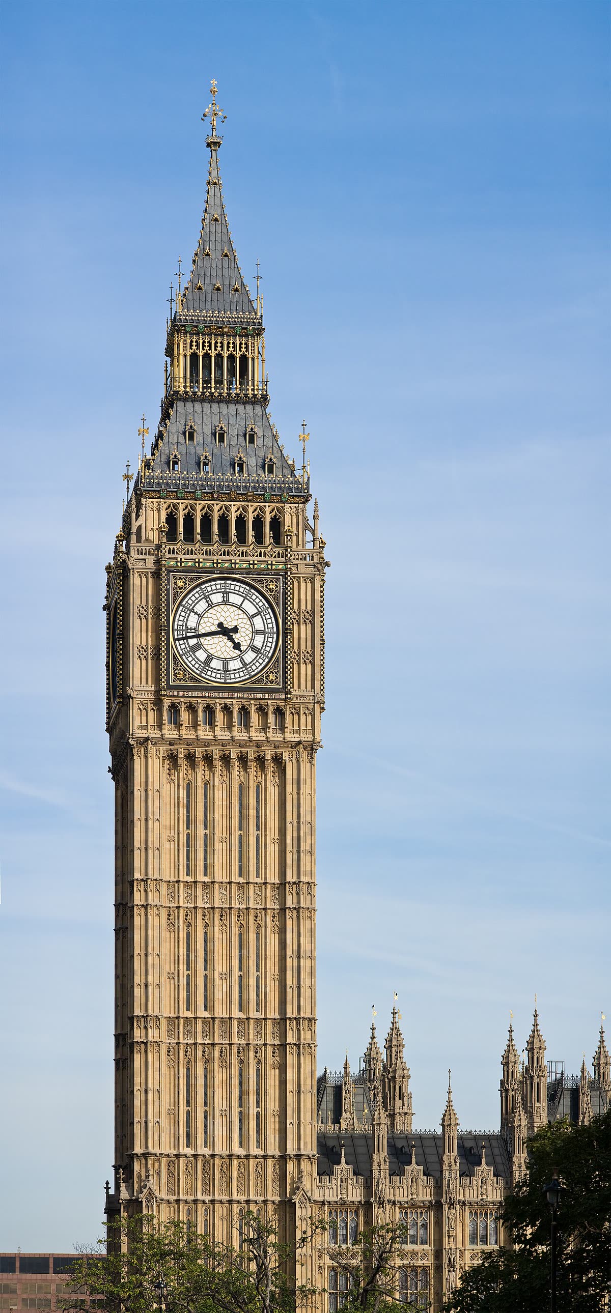 Clock Tower - Palace of Westminster, London - September 2006-2