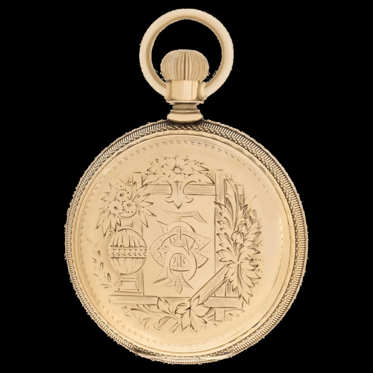 Hamilton Hunter 14k Yellow Gold Pocket Watch – 1886