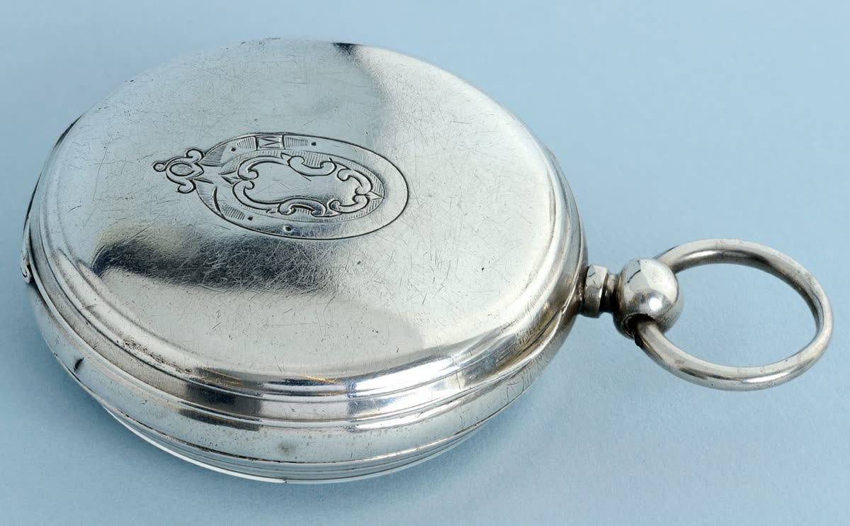 Large Silver Swiss Centre Seconds Chronograph – 1894