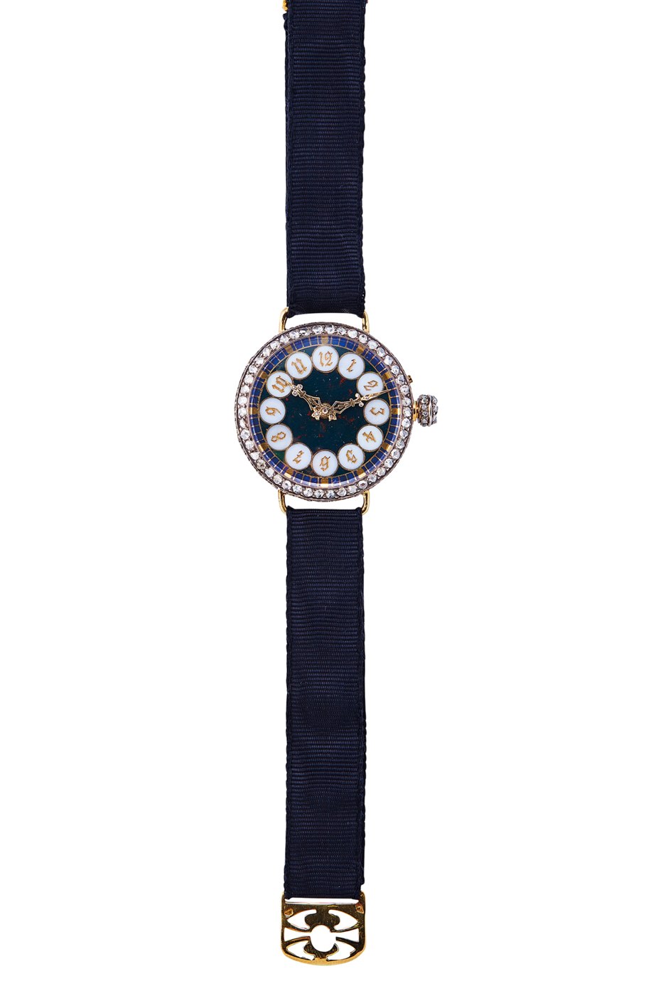 Vacheron Constantin manual winding wristwatch with pietra dura dial, displayed with accompanying Vacheron Constantin documentation.
