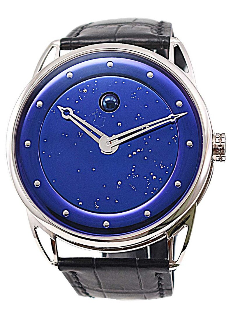 Front view of the De Bethune DB25 Moon Phase Starry Sky reference DB25LWS3V2