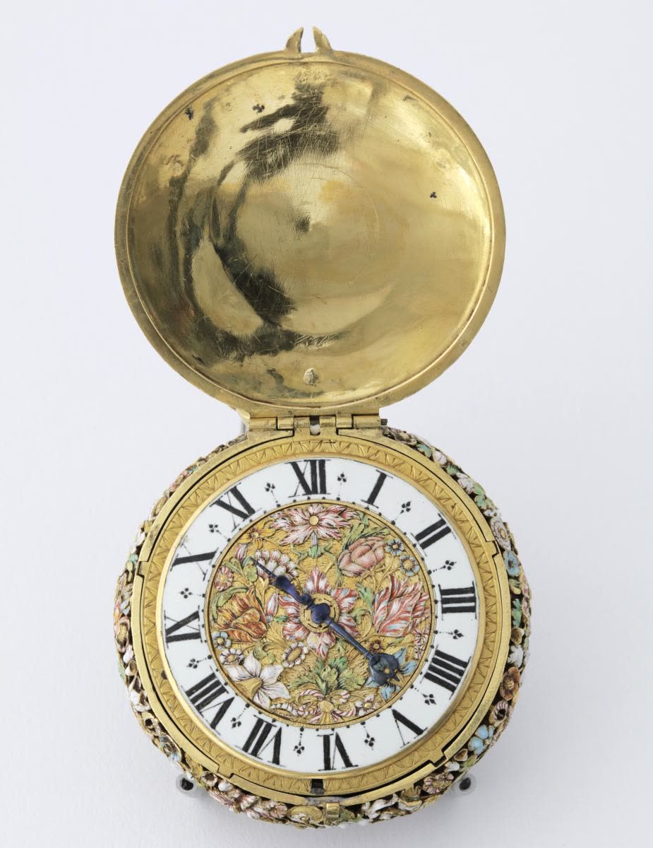 Montre ronde émaillée (MIH I-1120)