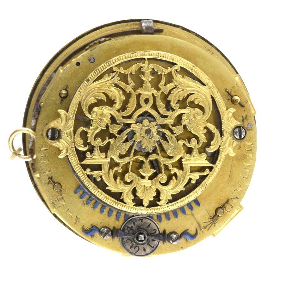 Movement with fusee, without a case, with verge escapement, signed: “F. Dentand à Genève” (MIH I-12)