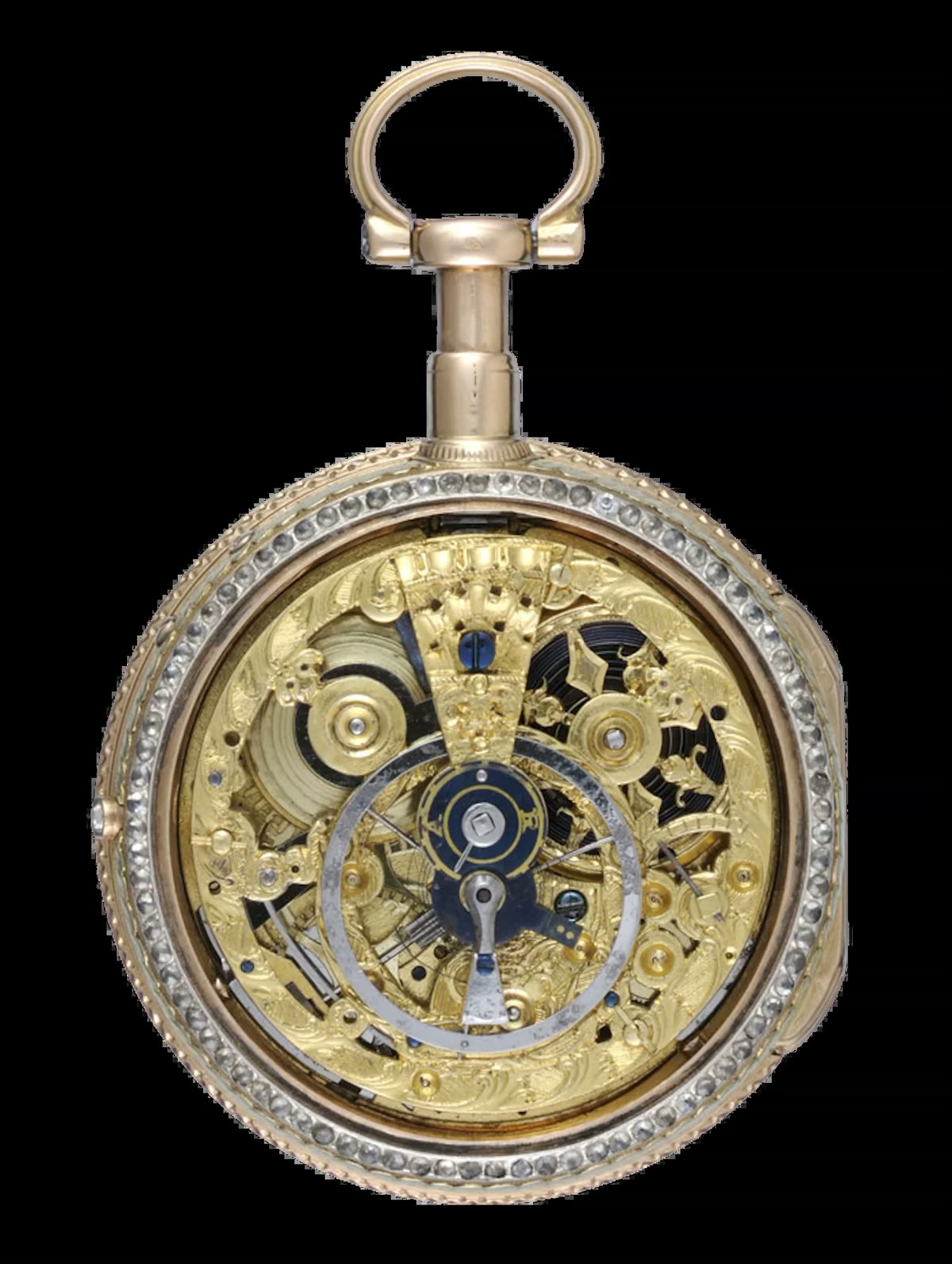 Skeletonised Repeating Pocket Watch with glass dial – 1760