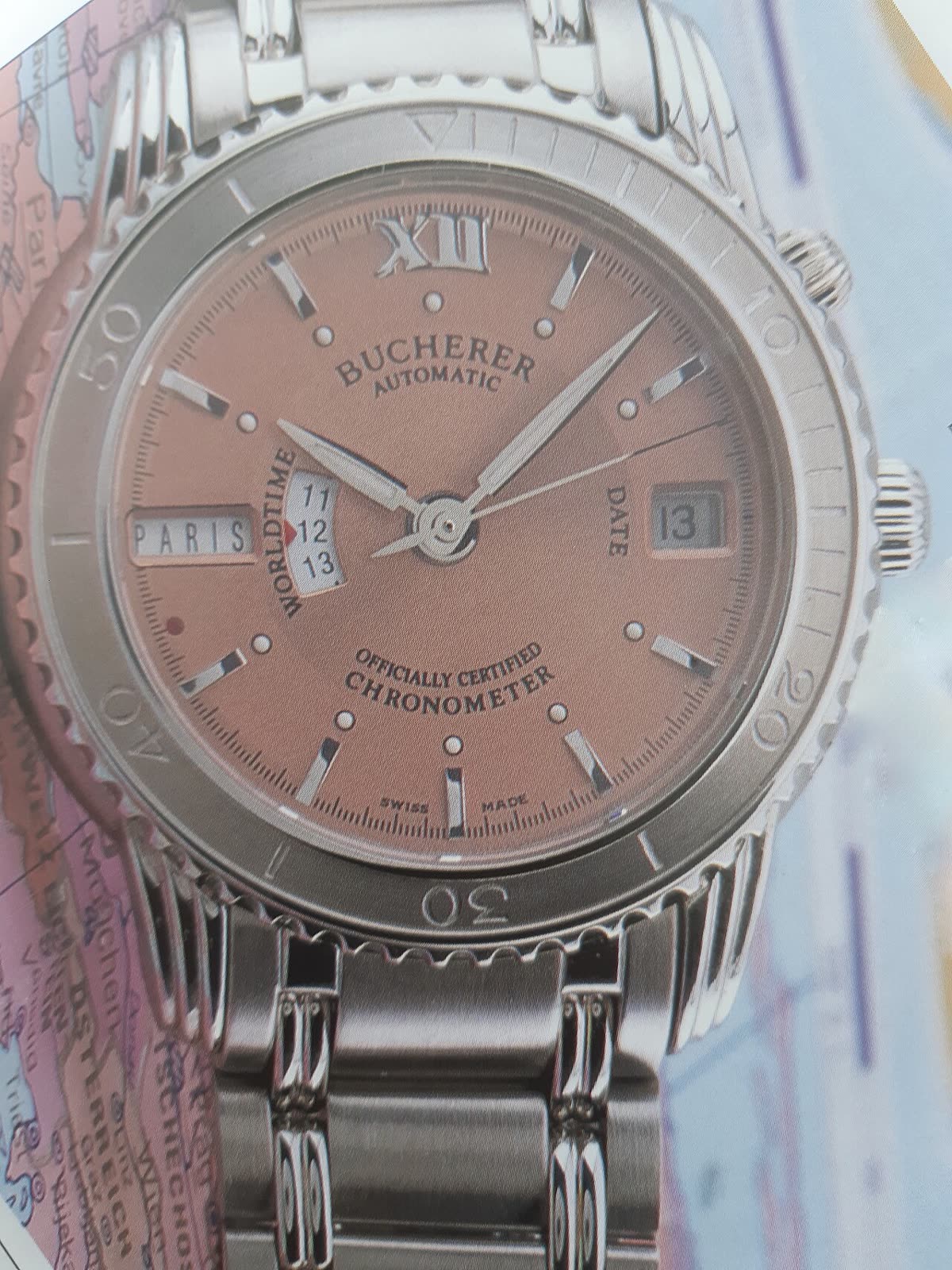 Bucherer Archimedes World Time Chronometer