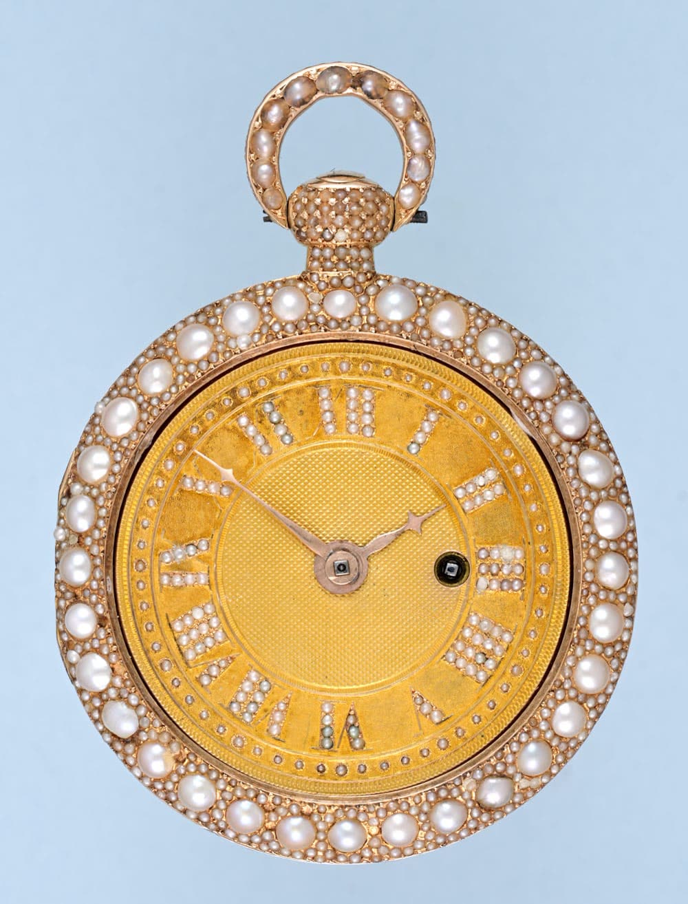 Gold Pearl Set Watch & Pendant – Circa1840