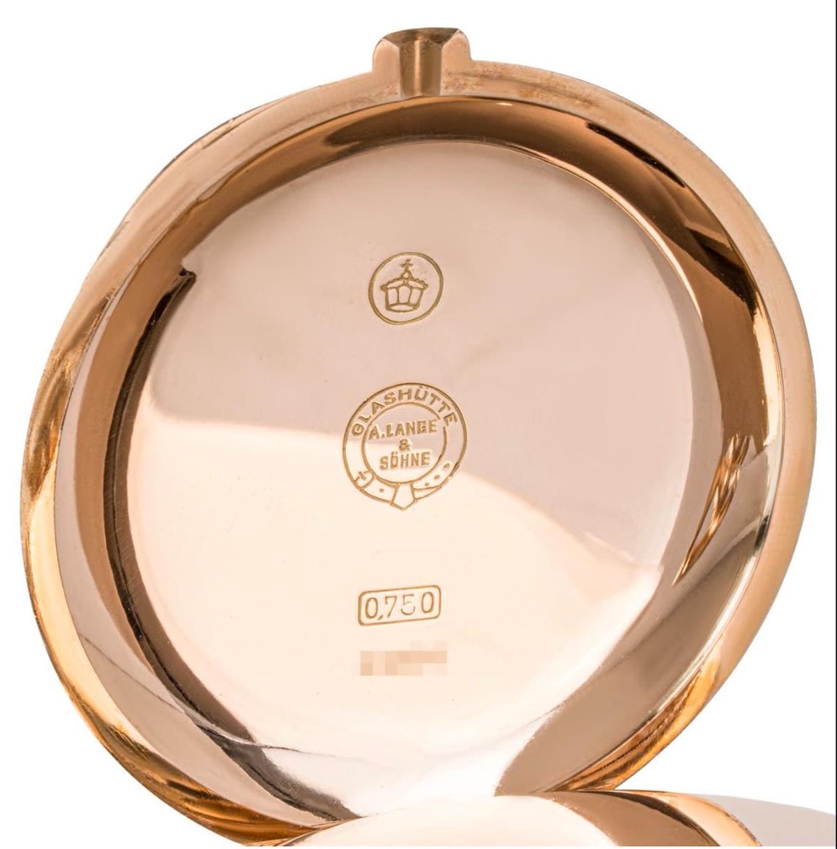 A. Lange & Sohne. Rose Gold Pocket Watch – 1920