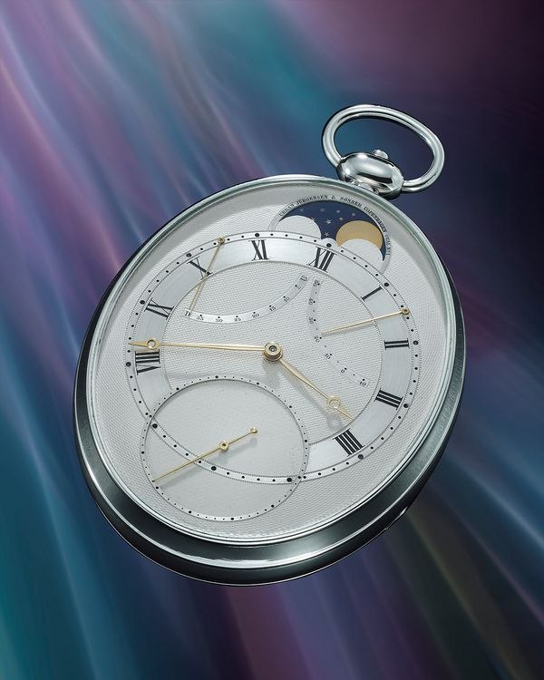 Dial view of the Derek Pratt for Urban Jürgensen Oval Pocket Watch