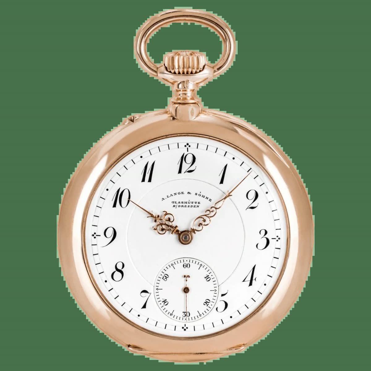 A. Lange & Sohne. Rose Gold Pocket Watch – 1920