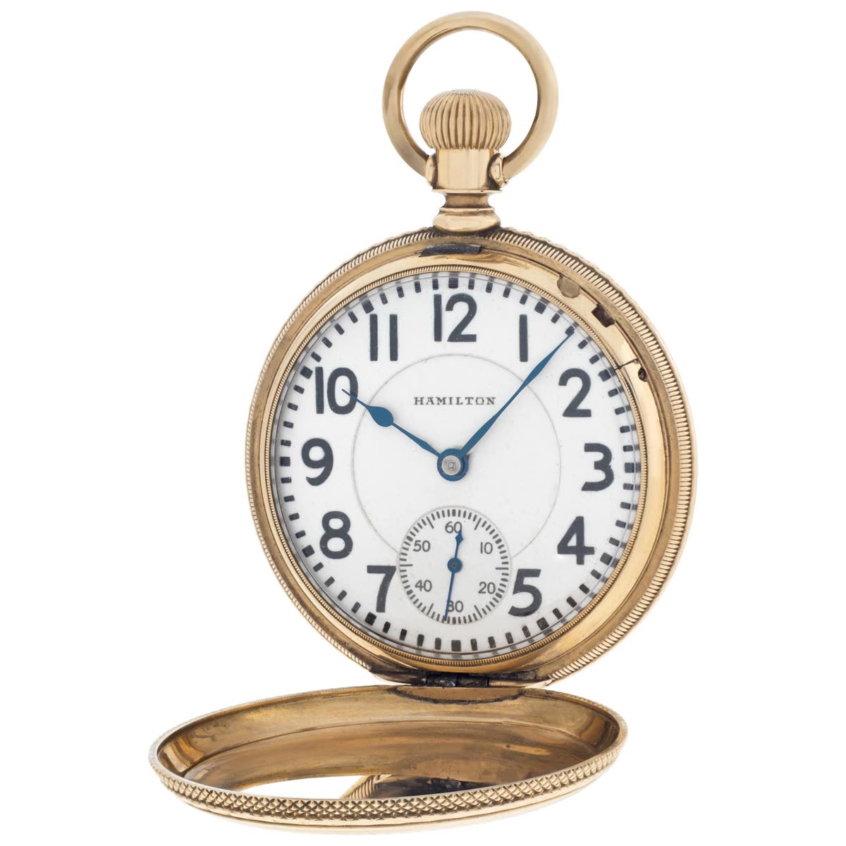 Hamilton Hunter 14k Yellow Gold Pocket Watch – 1886