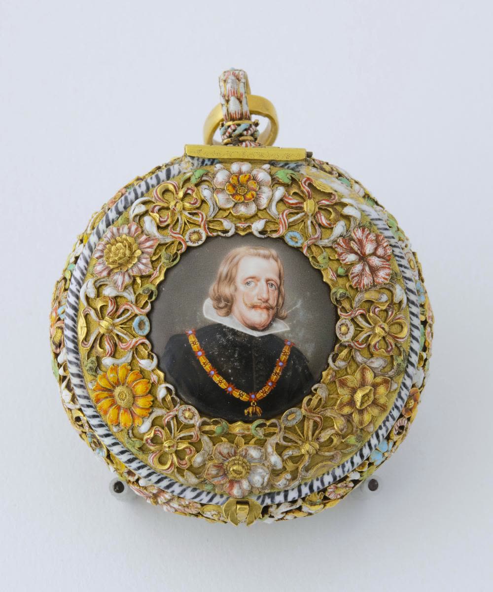 Montre ronde émaillée (MIH I-1120)
