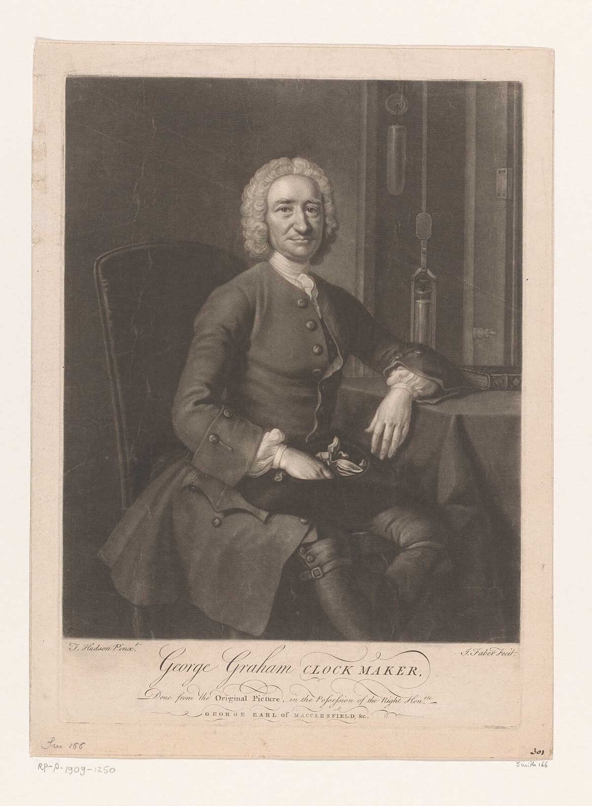 Portret van George Graham, RP-P-1909-1250