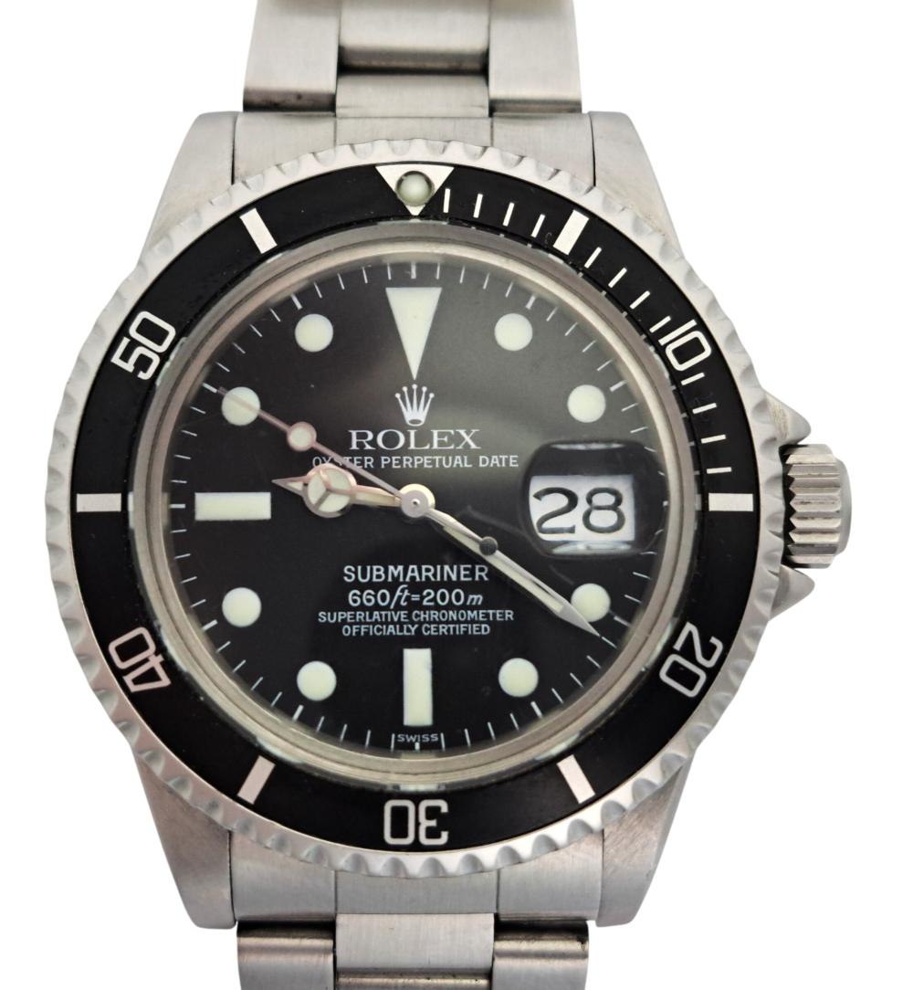 Dial and bezel of the Rolex Submariner ref. 1680