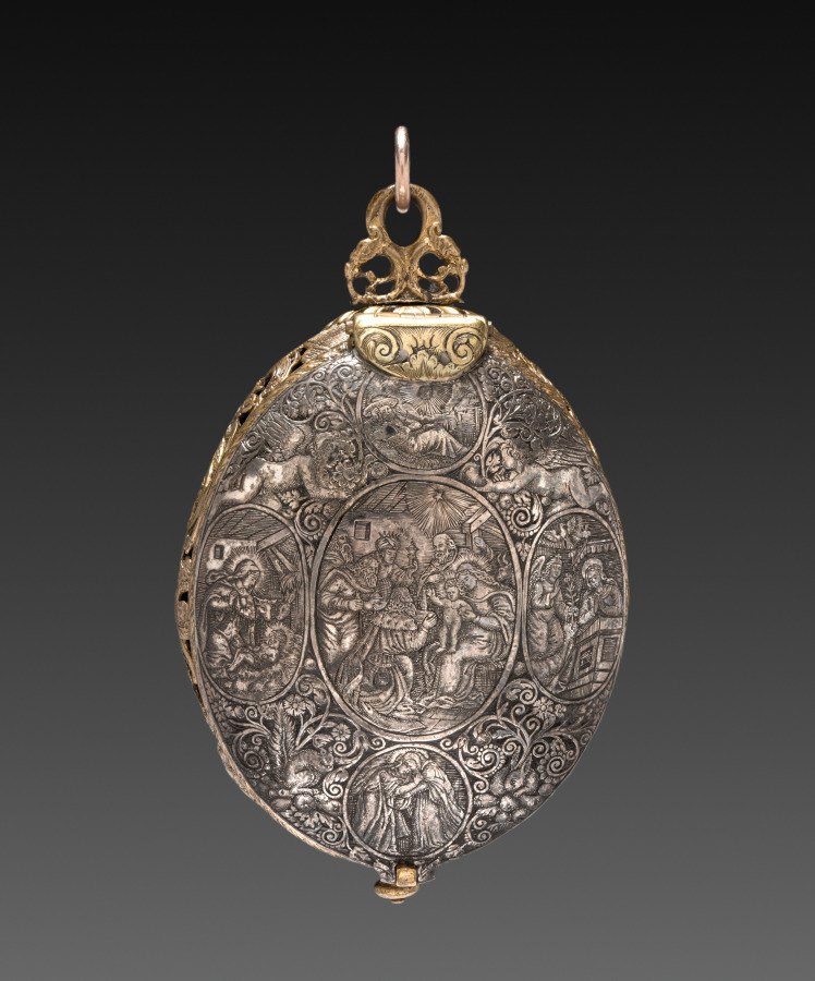 Engraved Egg Watch, 1590–1600 — Cleveland 1929.994