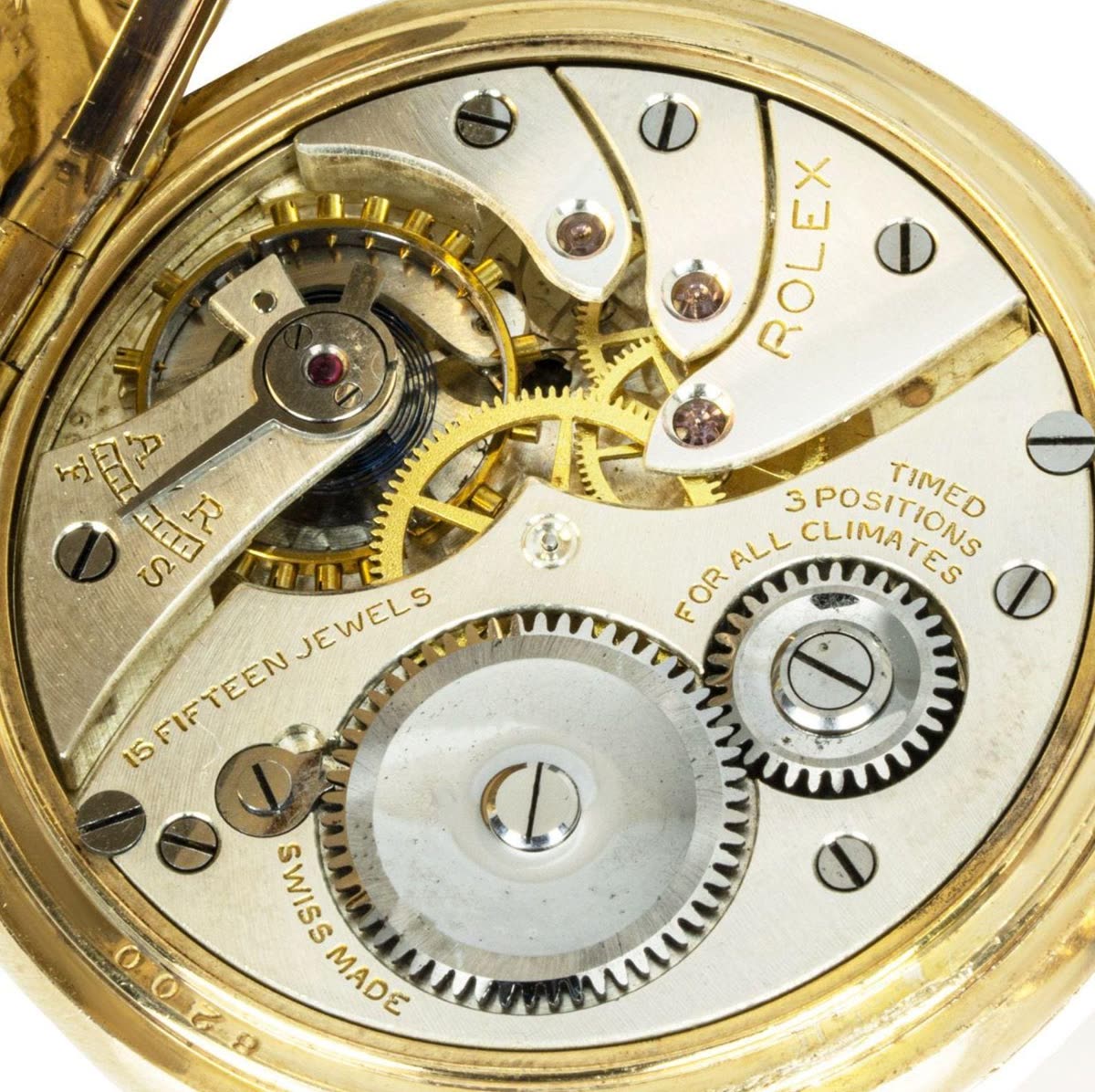 Antique Rolex Gold Plated Pocket Watch – C1920s