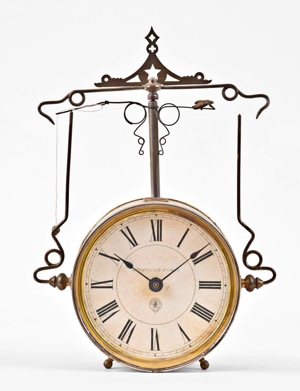 Jerome & Co. flying pendulum novelty clock