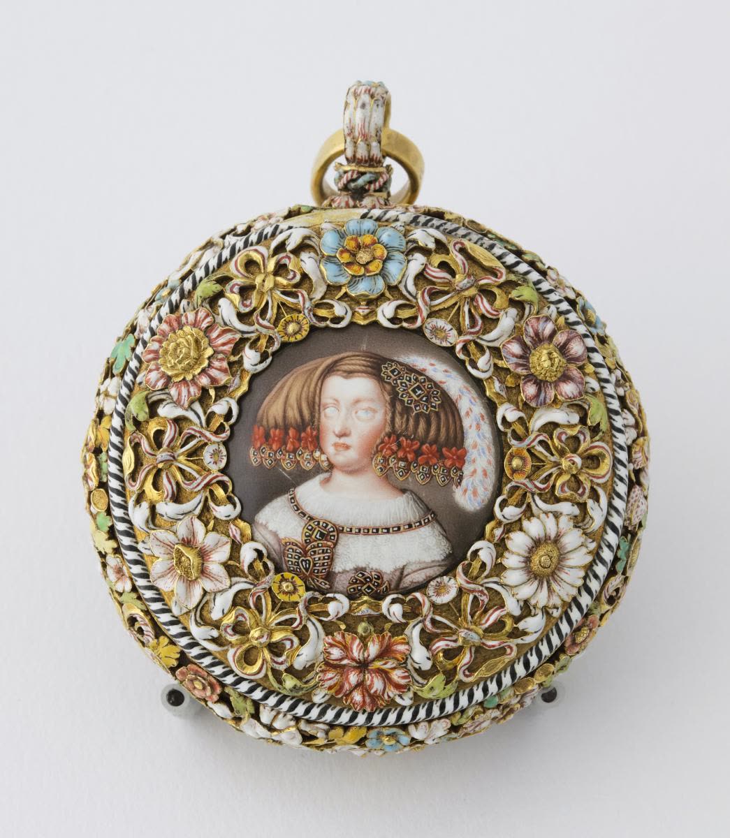 Montre ronde émaillée (MIH I-1120)