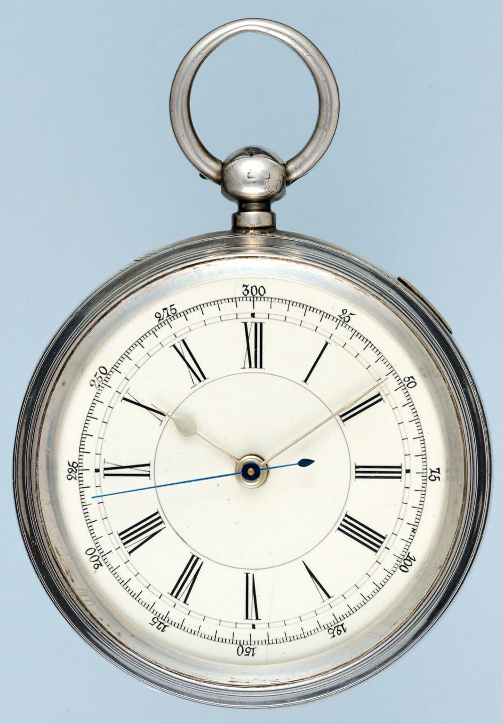 Large Silver Swiss Centre Seconds Chronograph – 1894