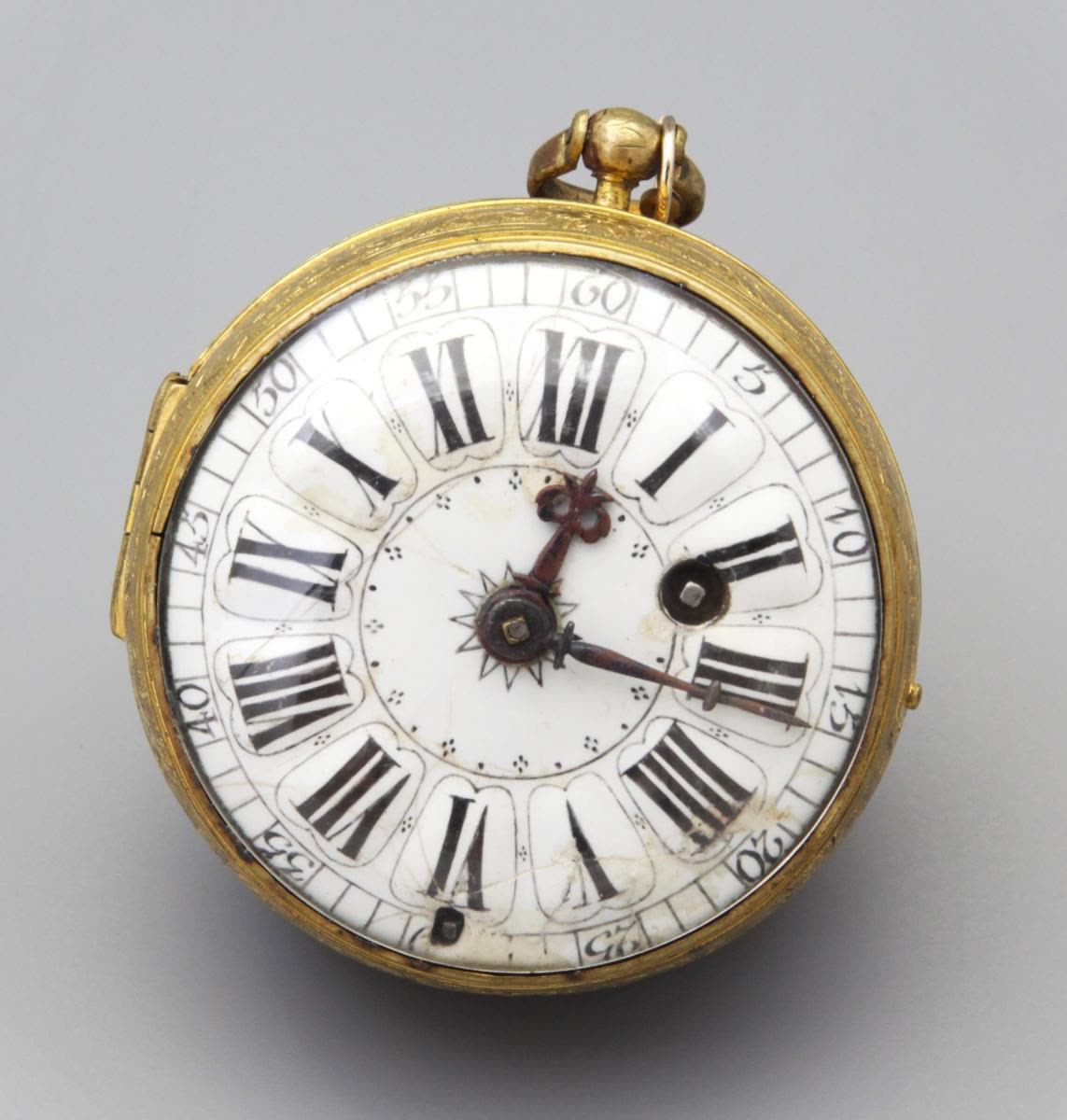 Gilt-cased watch, signed: Pelletier in Paris (MIH I-28)