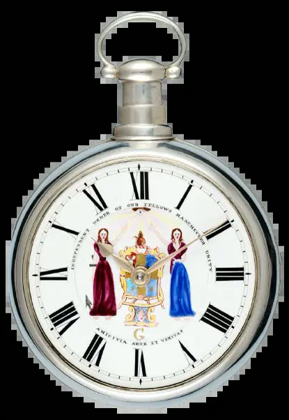Silver Pair Cased Oddfellows Dial Verge – 1841