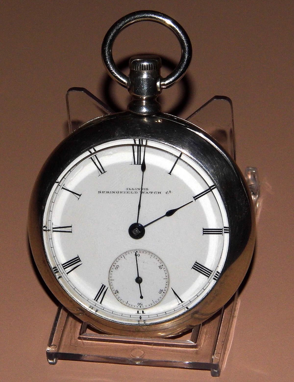 Vintage Illinois Springfield Watch Company Open Face Pocket Watch, Key Wind & Set, 9 Jewels, Size 18s, Grade - Hoyt, Baystate Imperial Coin Silver Case, Circa 1874 (14769107055)
