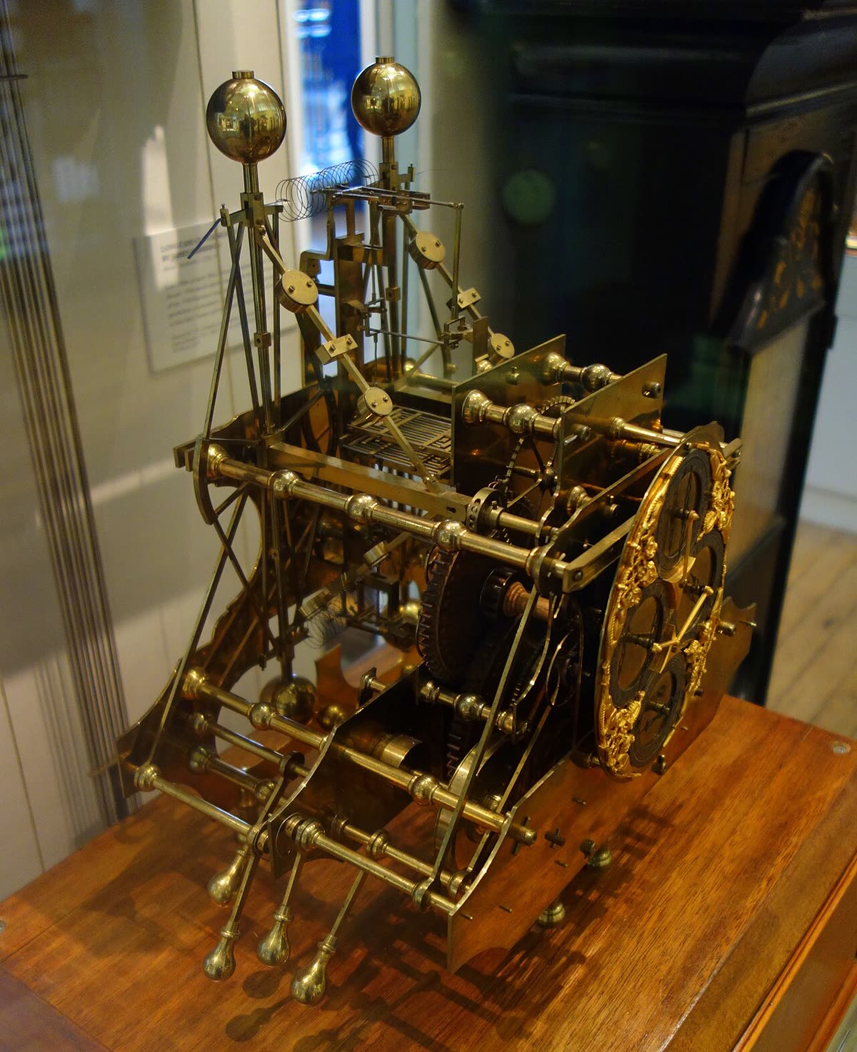 Replica of John Harrison's first marine timekeeper, by Herbert Davies, Emsworth, Hampshire, completed c. 1962 - Clockmakers' Museum - London, UK - DSC05428