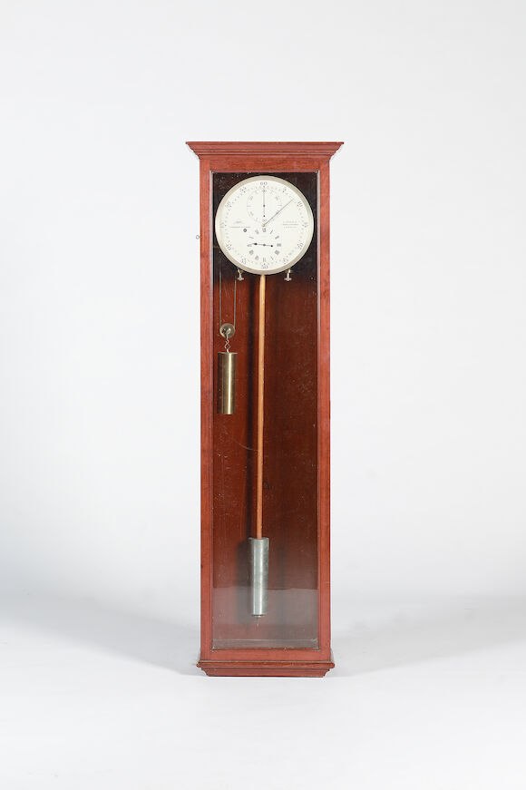 Dent mahogany wall-mounted regulator No. 55557