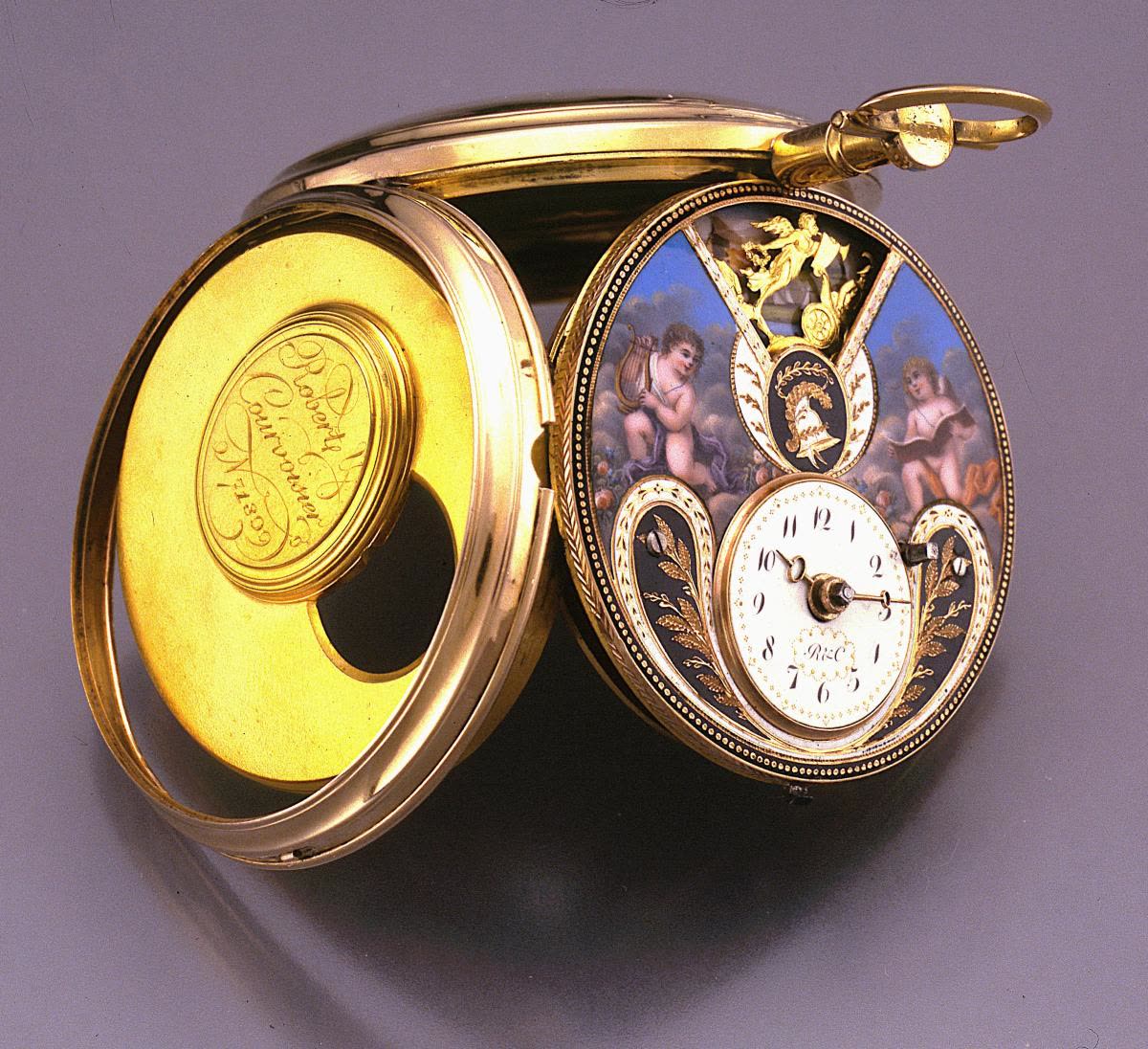 The case is polished gold (MIH I-1123)