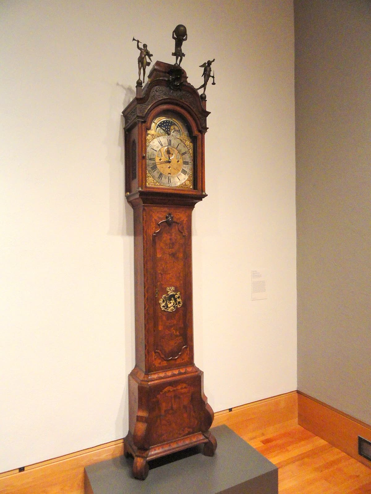 Long Case Musical Clock by Otto van Meurs, c. 1750-1775 - Fogg Art Museum - DSC02345