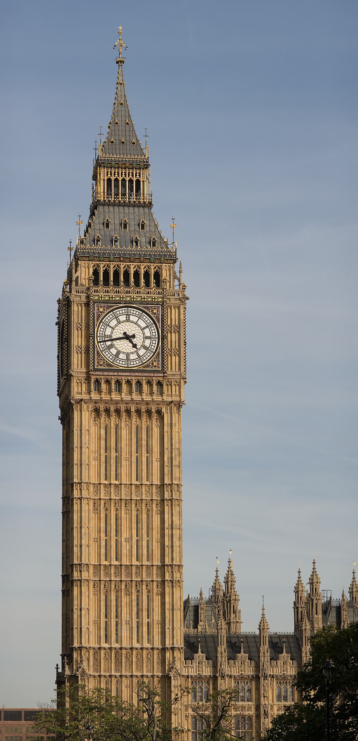 Clock Tower - Palace of Westminster, London - September 2006