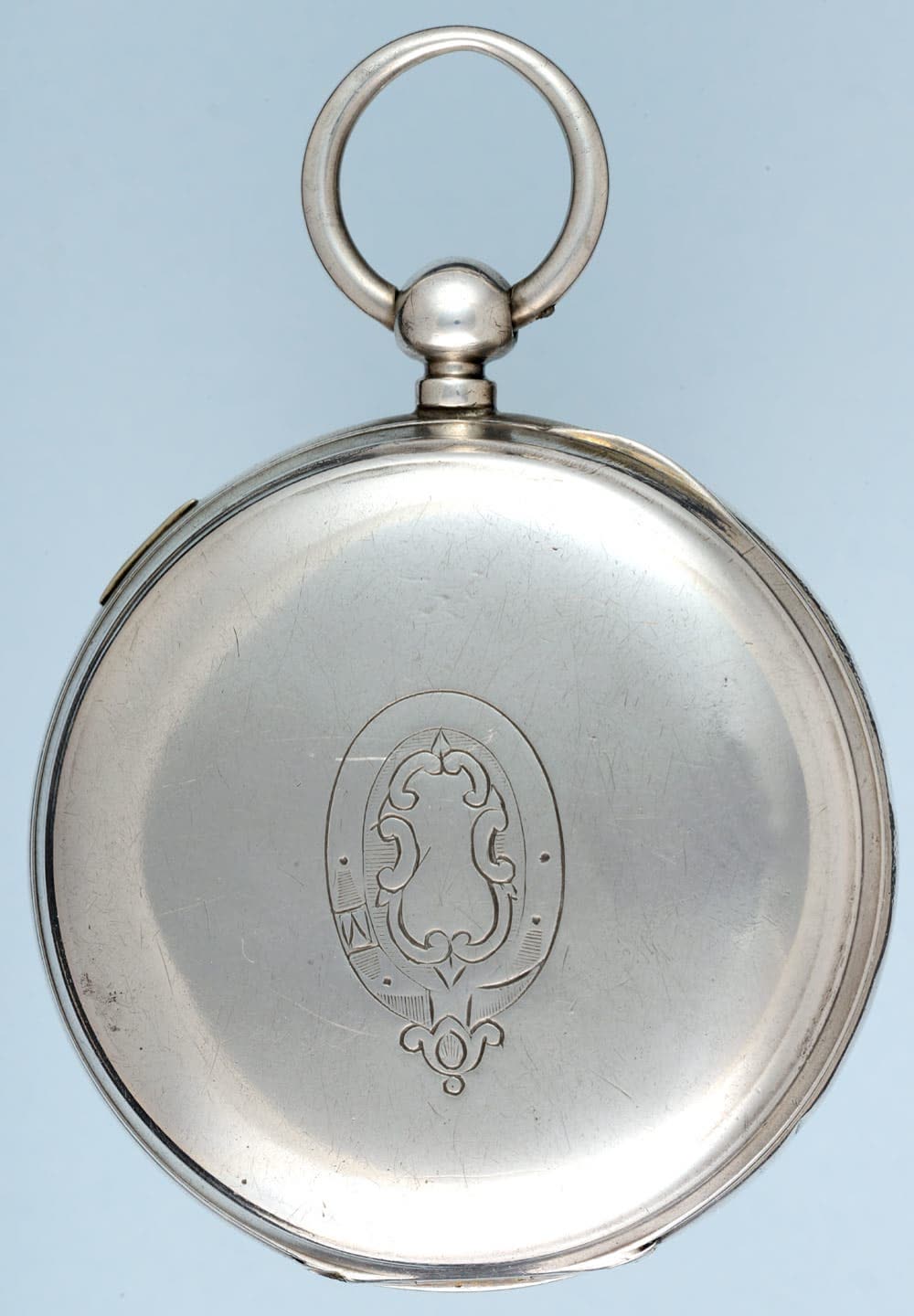Large Silver Swiss Centre Seconds Chronograph – 1894
