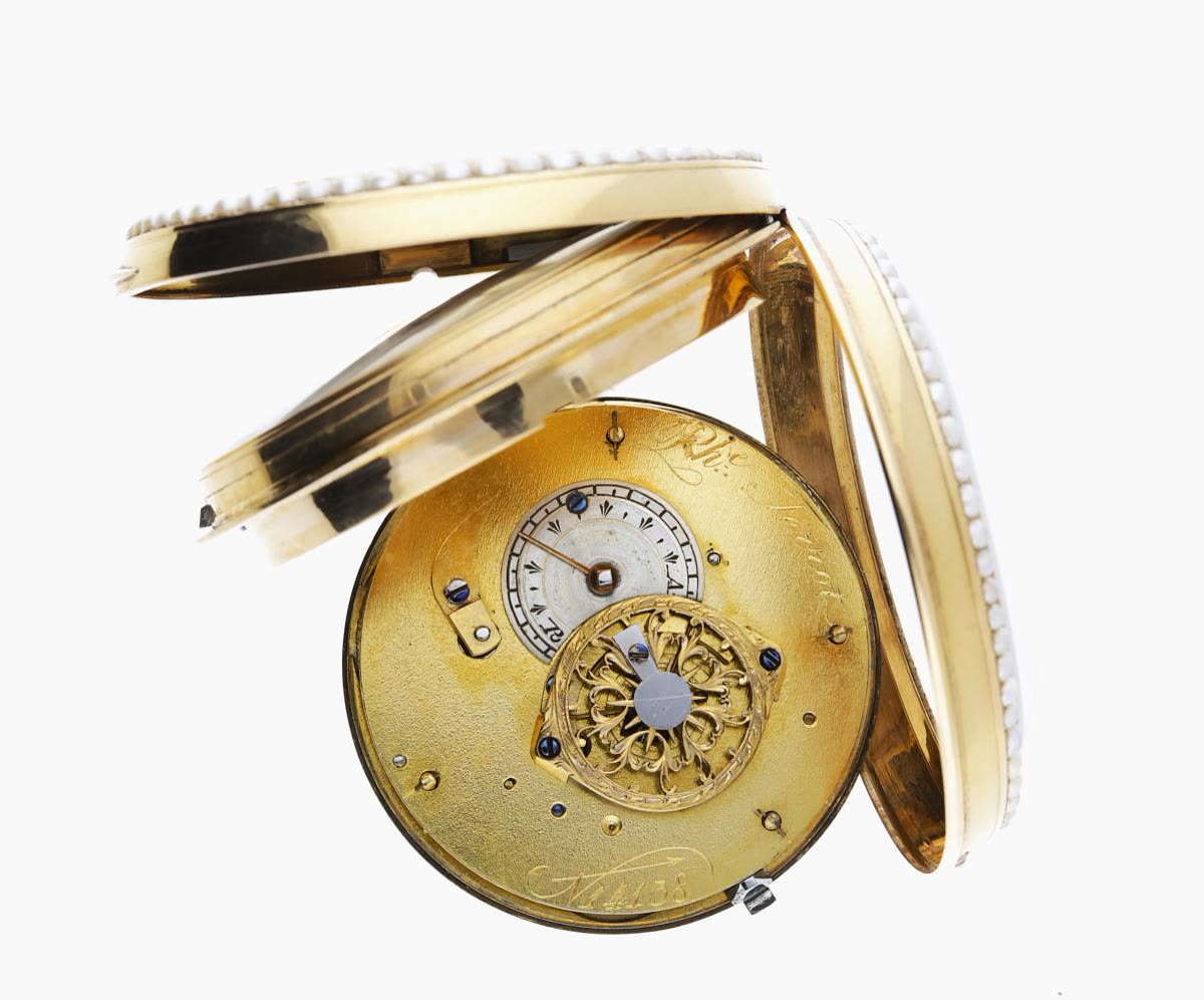 Round enamelled watch, Dial signed: Phe Terrot, Movement signed: Phe Terrot N° 14138 (MIH I-100)