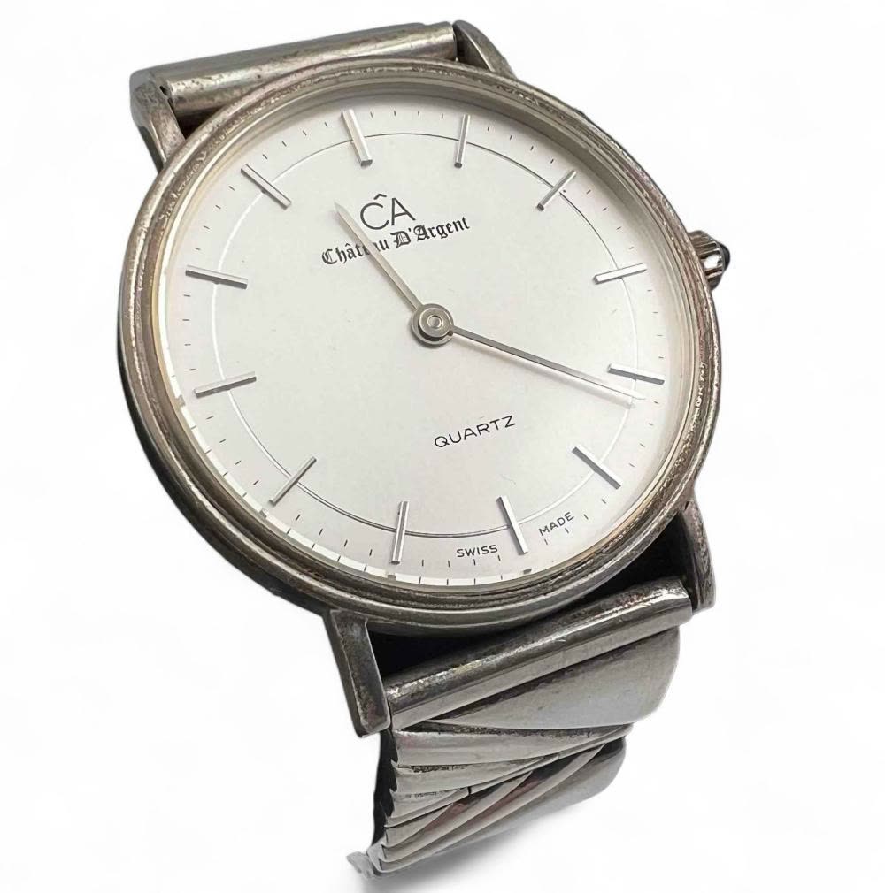 Sold at Auction: Chateau D'Argent Sterling Silver Watch