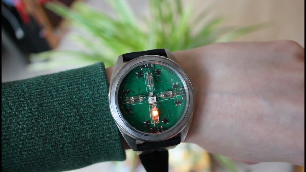 Neon watch display activation - YouTube