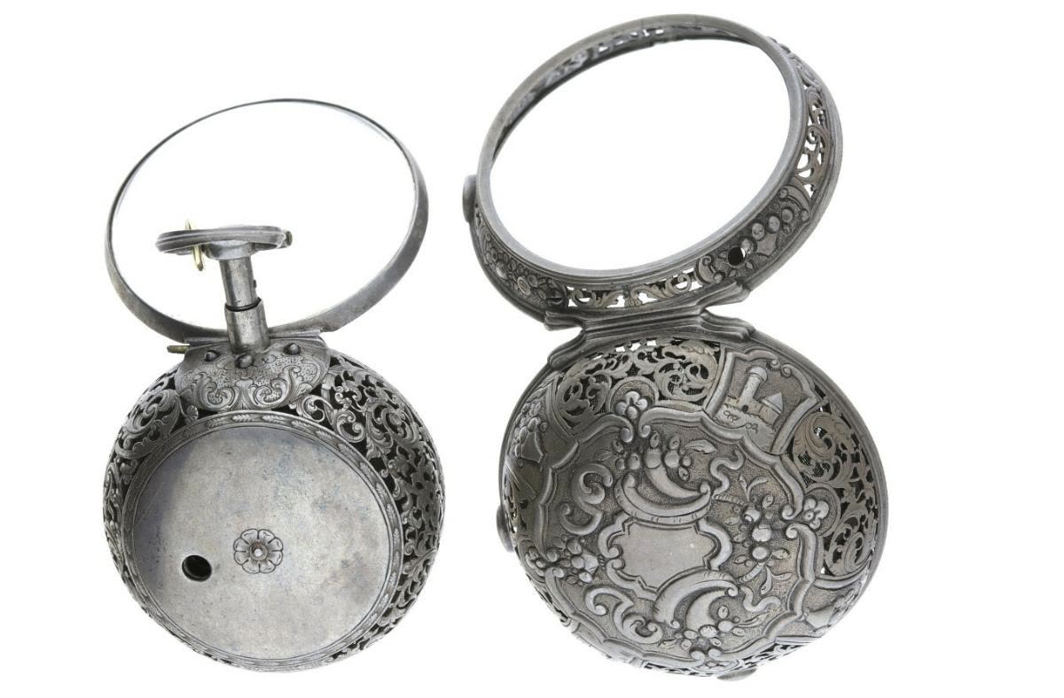 Pocket watch with silver double case and repeater (MIH I-33)