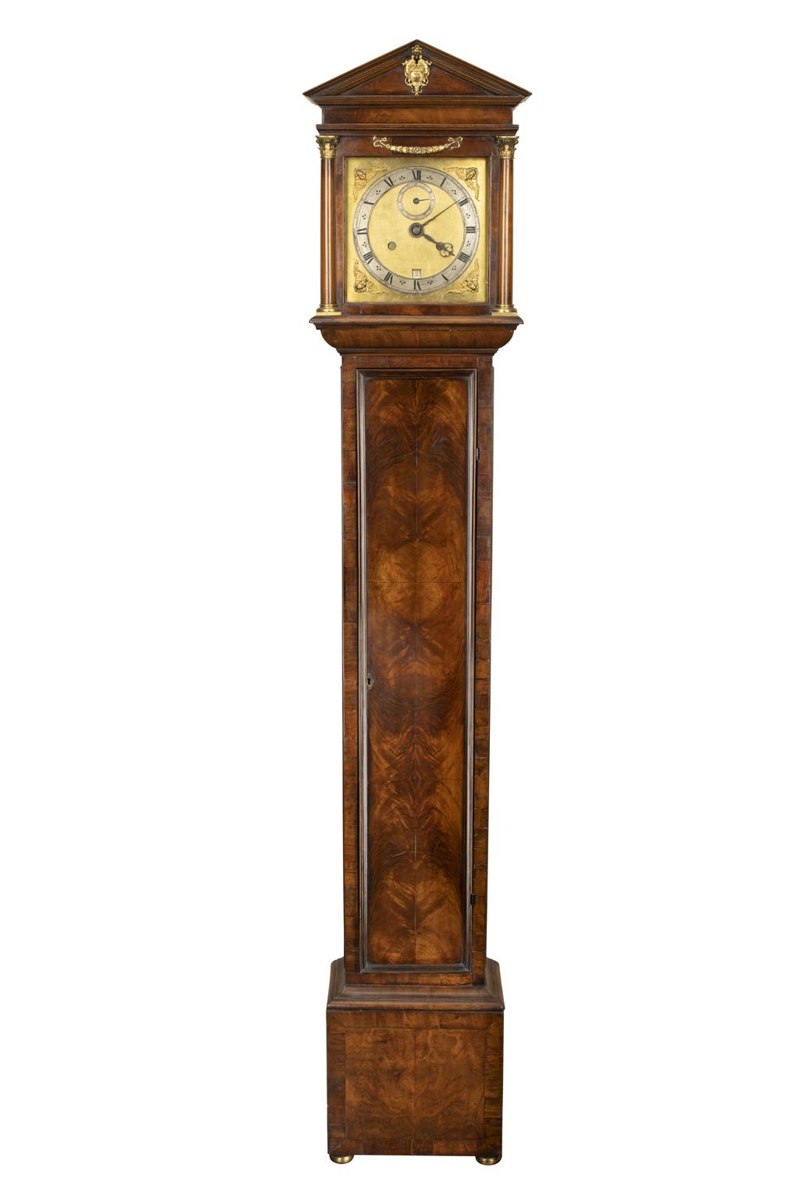 Longcase clock by John Fromanteel in a 20th-century reproduction case, Science Museum Group