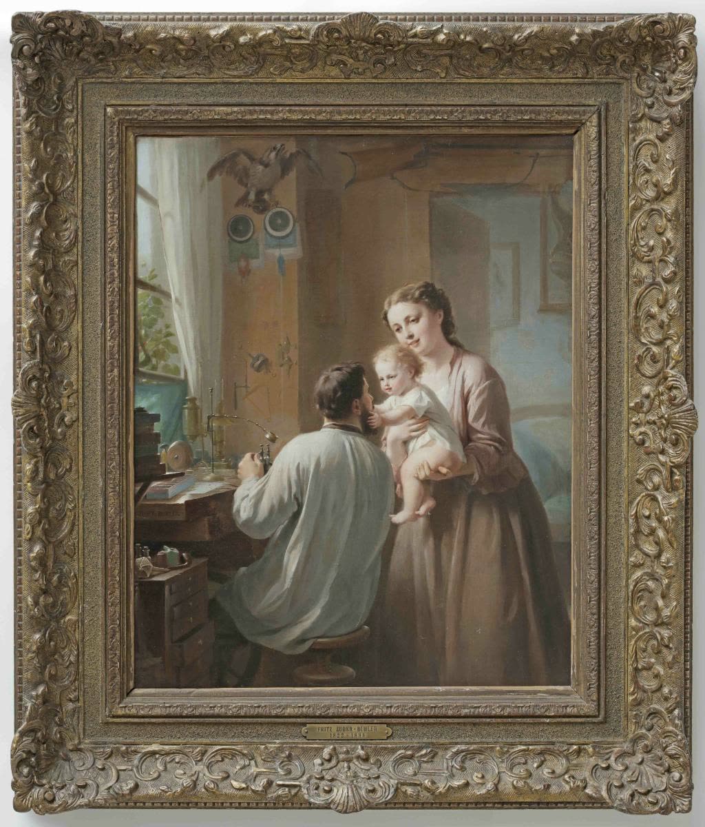 Besides a rather obvious reference to the Holy Family, this painting (MIH V-430)