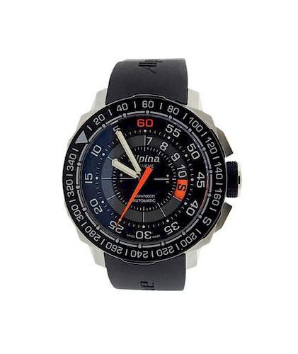 Alpina Seastrong YachTimer Regatta Countdown wristwatch, front view