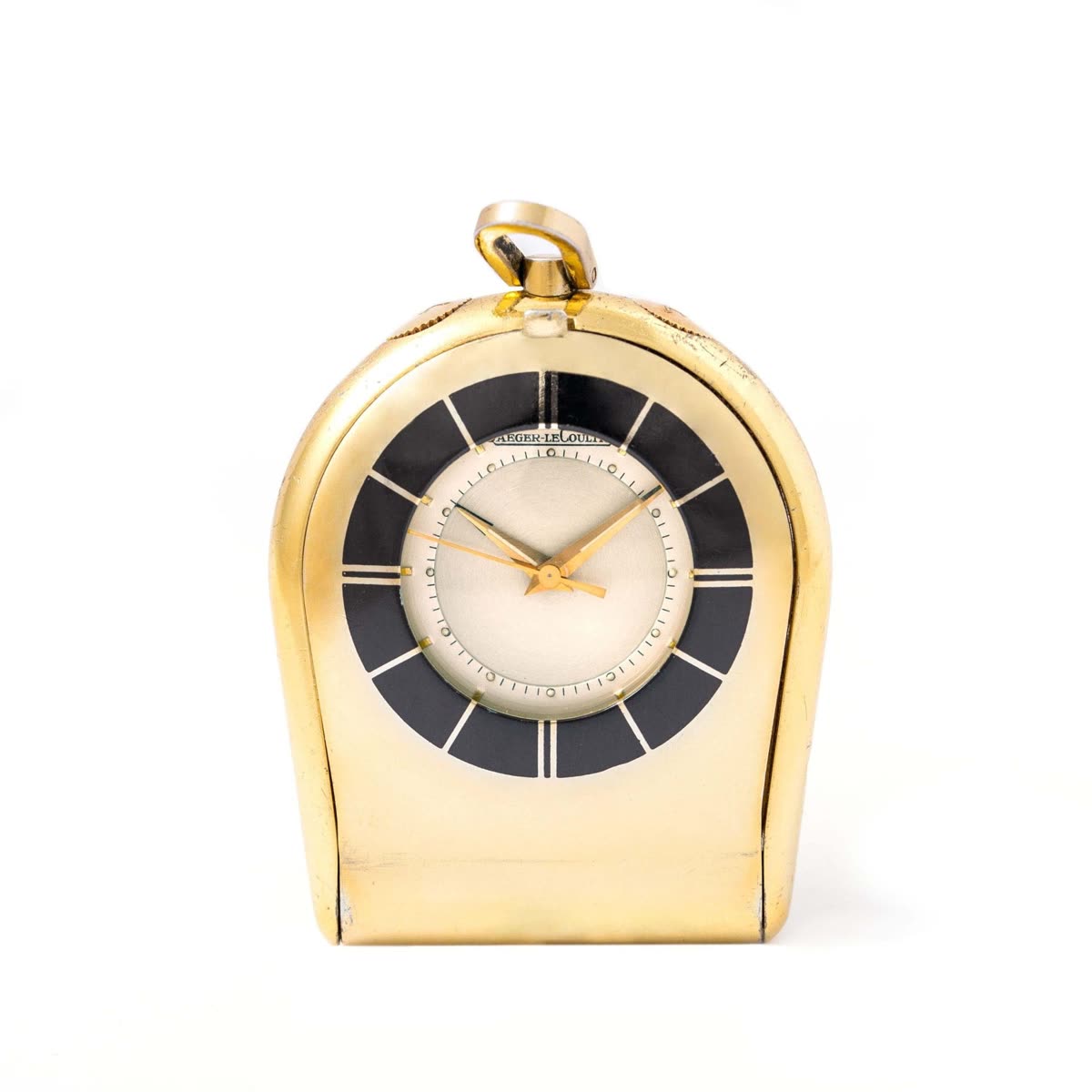 Jaeger-LeCoultre. Gold-plated metal pocket watch – Late 20th Century