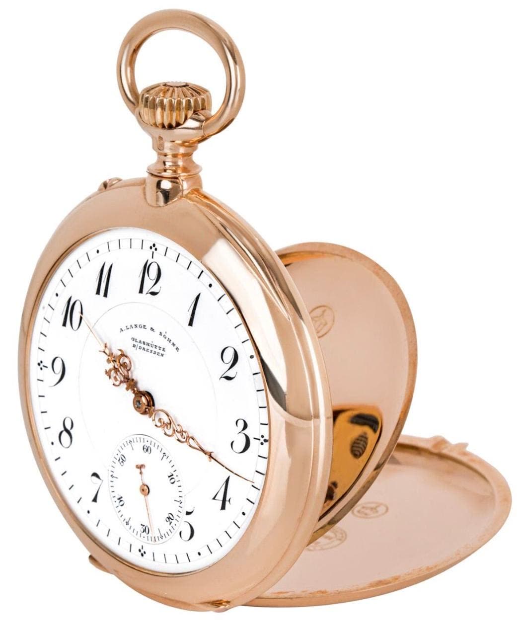 A. Lange & Sohne. Rose Gold Pocket Watch – 1920