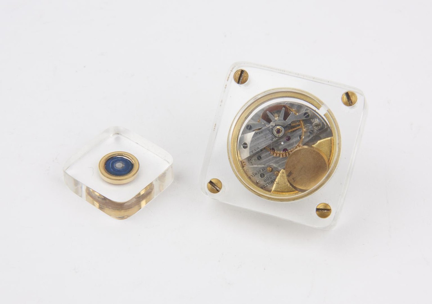 Hamilton movement and spare battery, 1958-248/2