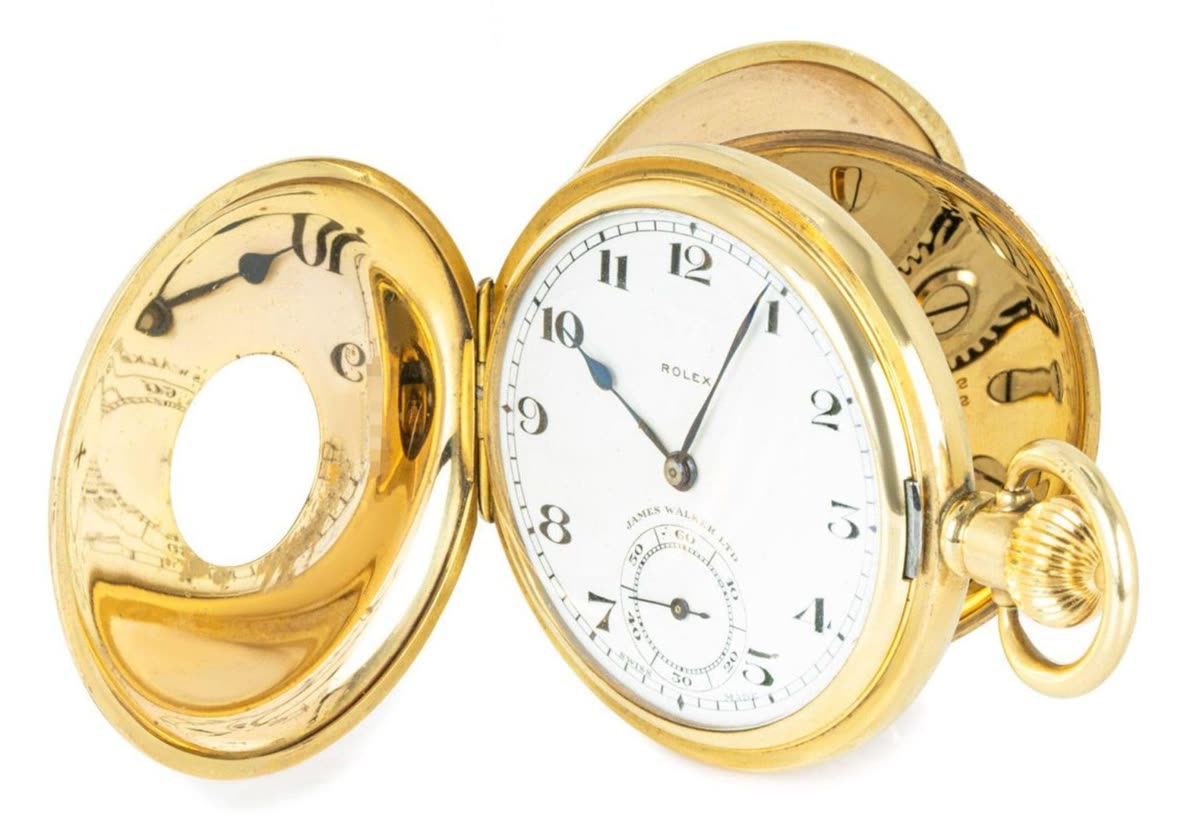 Antique Rolex Gold Plated Pocket Watch – C1920s