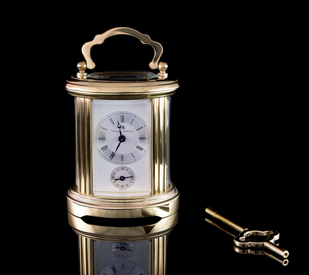 Matthew Norman carriage clock
