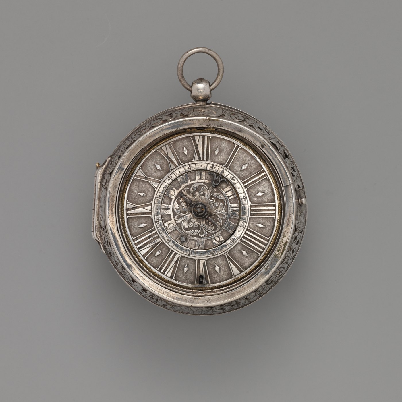 Daniel Quare clock-watch, ca. 1690 — Met 17.190.1496a, b