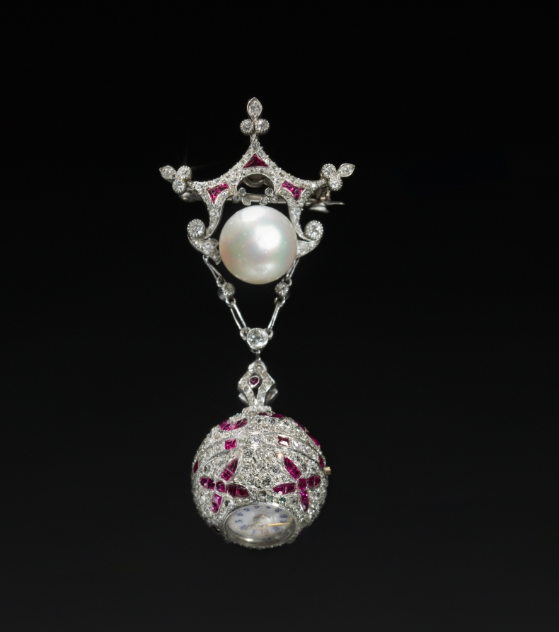 Jewelled pendant watch, c. 1890–1910 — Cleveland 2009.360