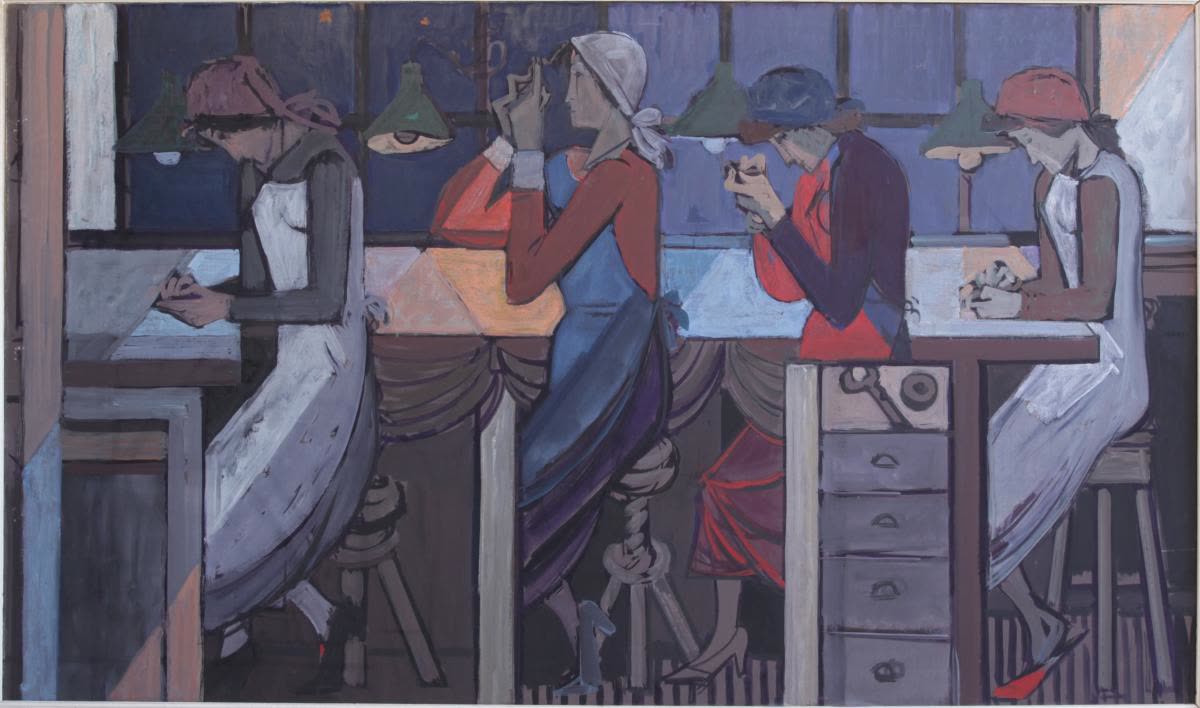 Workers at the Bench (MIH V-713)