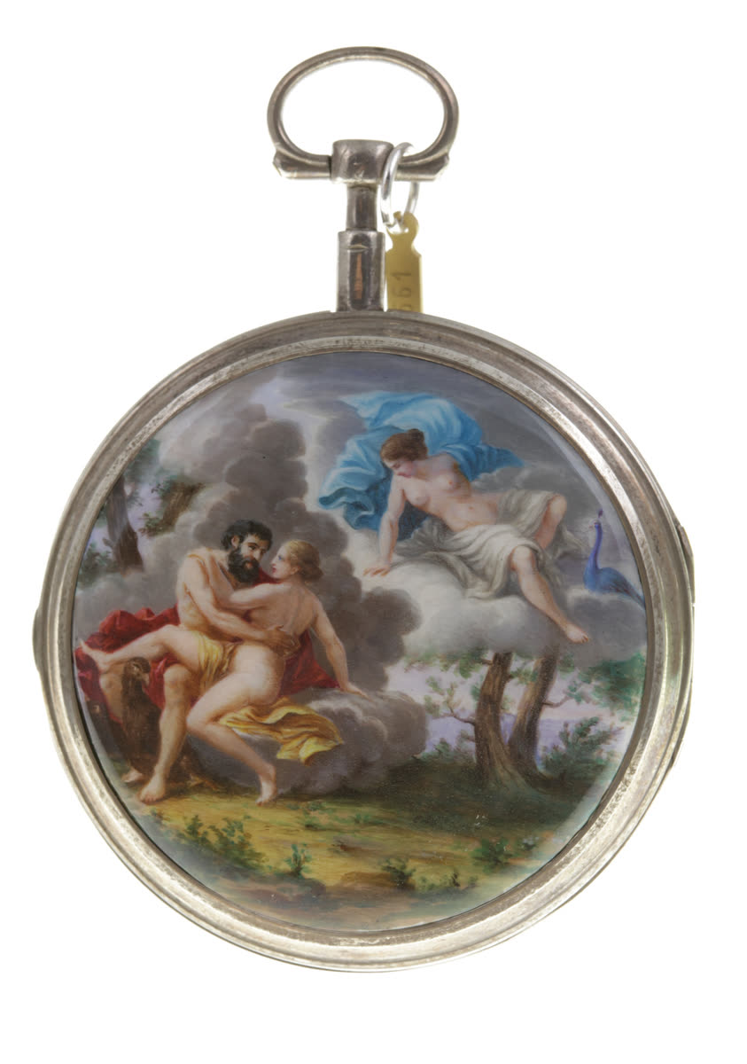 Enamelled pocket watch with date display (MIH I-561)